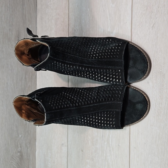 Vionic Women Chryssa Ankle Leather Heels Open Toe shoes sz 8 - Picture 3 of 16